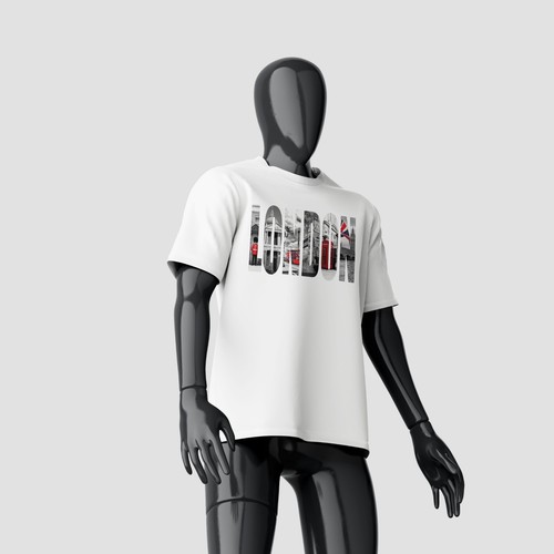 London T-Shirt – Iconic London Skyline Typography Tee | Unisex Heavy Cotton - Picture 9 of 10