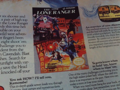 The Lone Ranger NES   game  old magazine advertisement - Picture 3 of 3