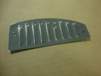 BIG DOG MOTORCYCLES OEM CHROME AIR CLEANER INTAKE LOUVERED PLATE 2004-11 