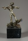 Attributed Salvador Dalí "Triton" Bronze Sculpture 220/350 Marble Base — photo 1
