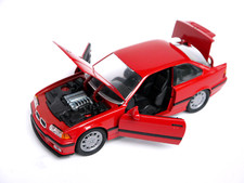 BMW E 36 e36 M3 M 3 Coupe in rot rouge rosso roja red, GAMA W. Germany 1:24 ovp