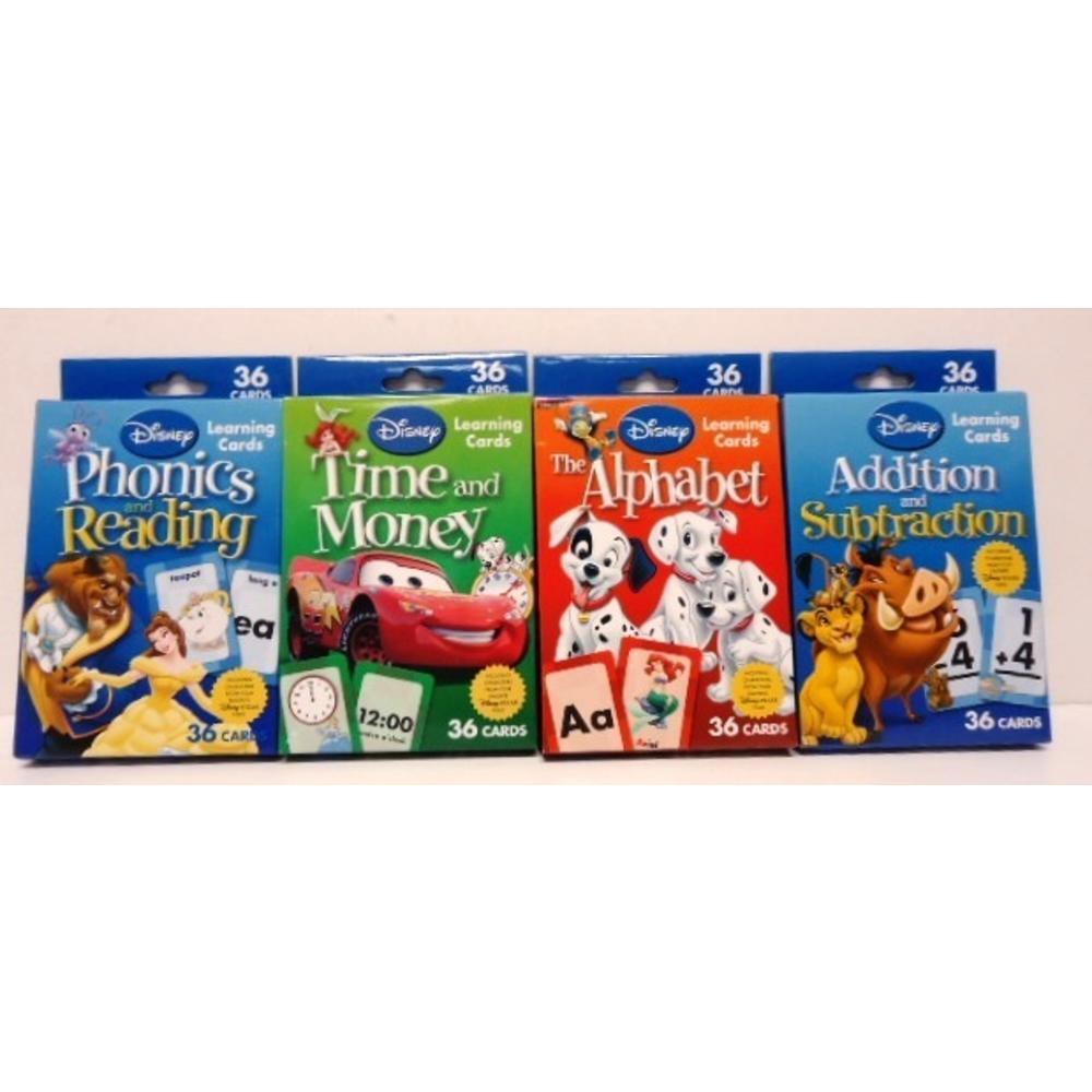 DISNEY LEARNING CARDS SET NEW SEAL (D4)