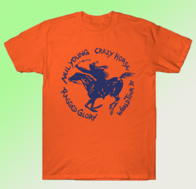 neil young t shirts vintage