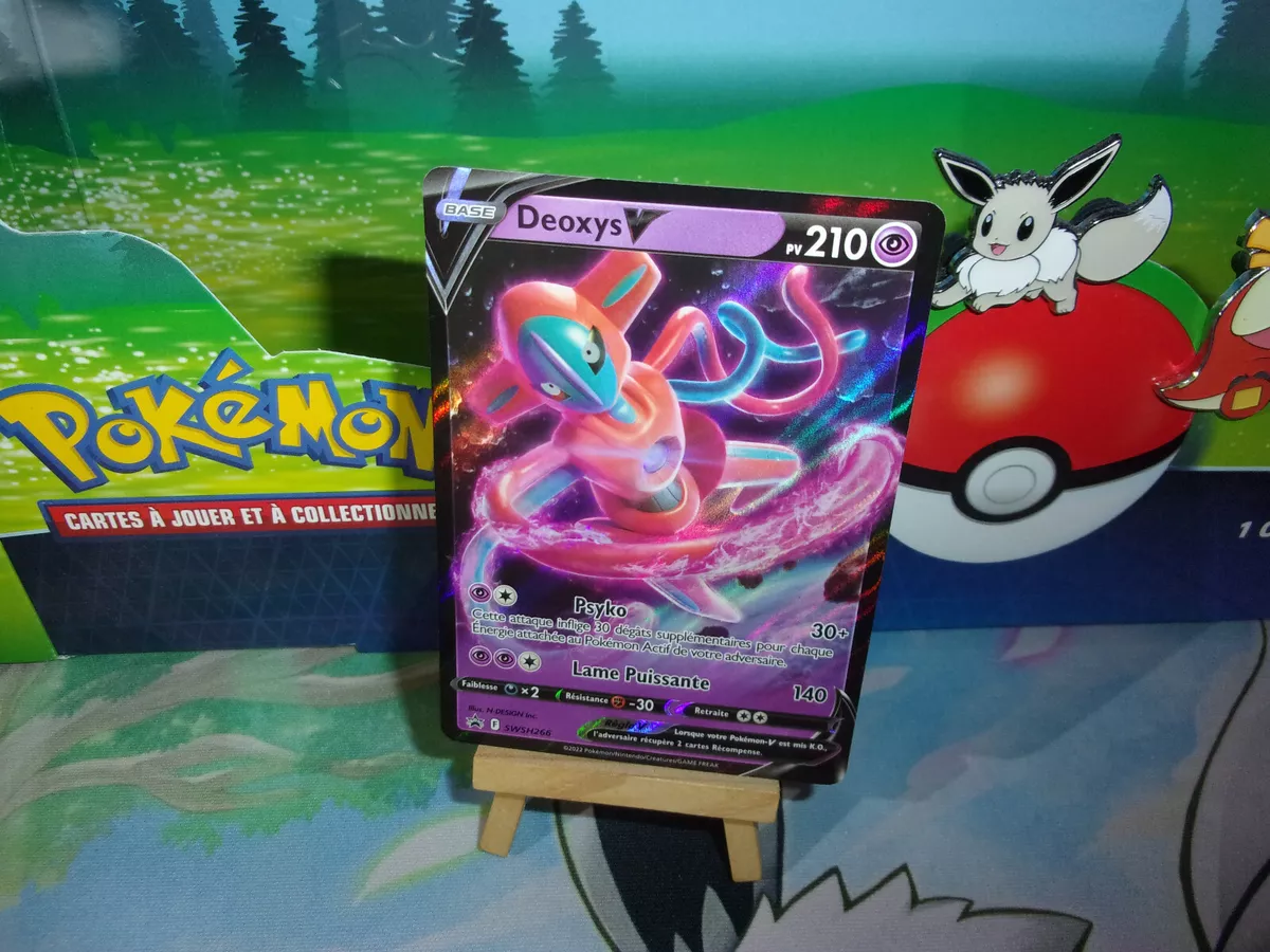 Deoxys V SWSH266 Promo Ultra Rare Pokemon TCG NM