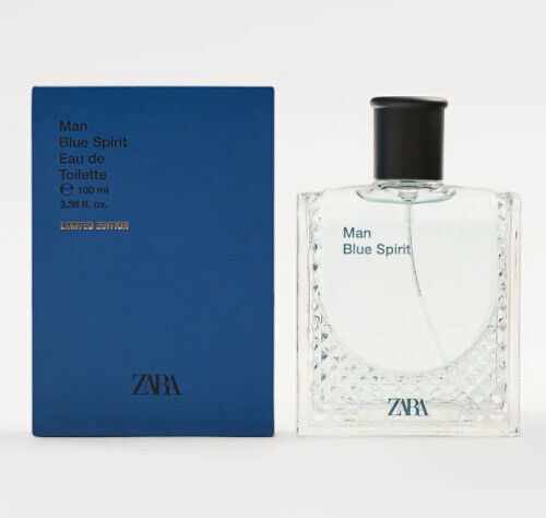 ZARA MAN BLUE SPIRIT Eau de Toilette 🧿 2.7 oz 80 ml EDT Spray NEW