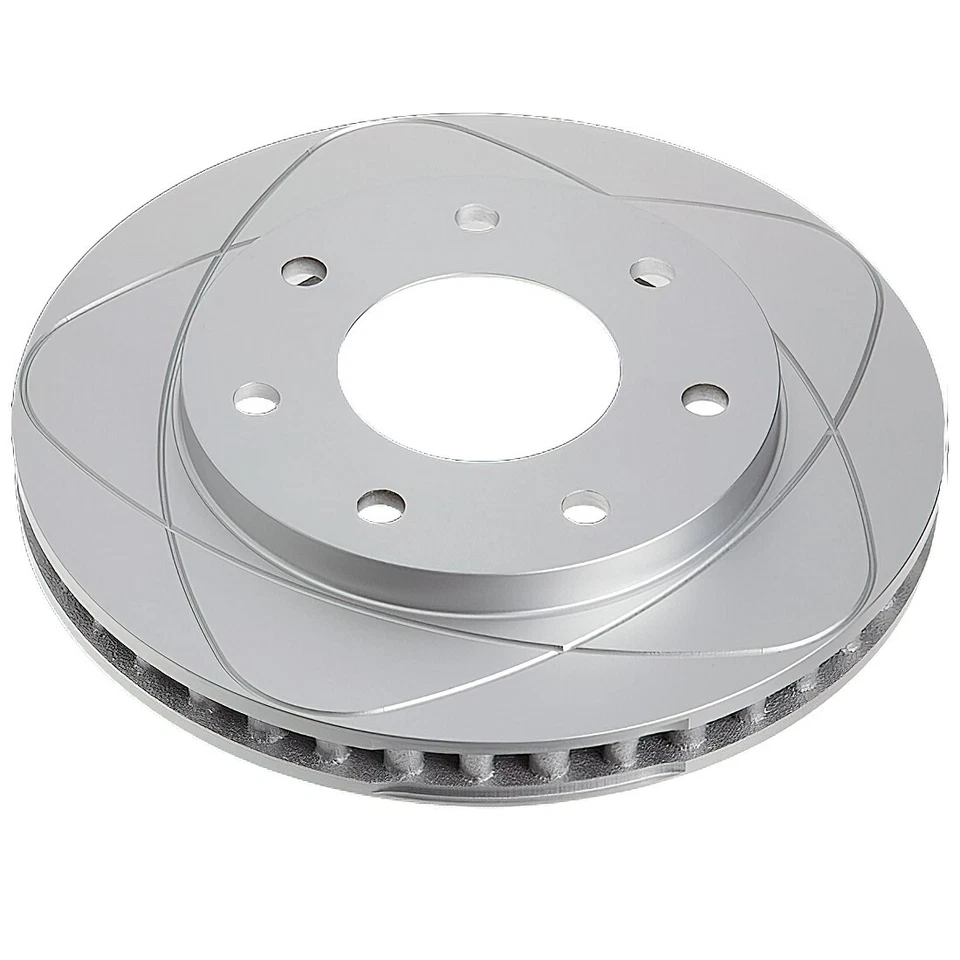 Rotores de freno de disco delanteros ultra ranurados para Lincoln Mark LT, Ford F-150 4x4; 330 mm Foto 2 de 4