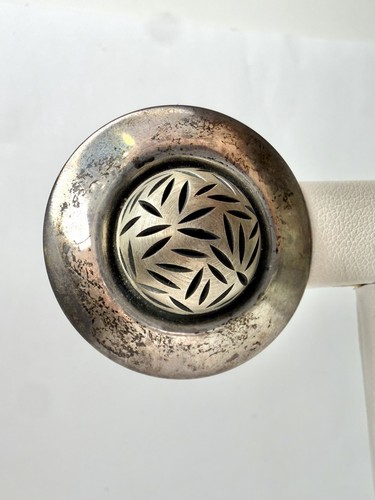 Polish Sterling Silver Modernist Earrings