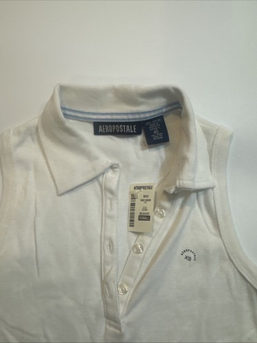 Aeropostele Less Sleeve White Womens Top Size XS - Picture 14 of 17