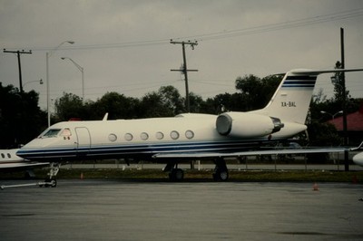 Dia XA-BAL Gulfstream G650 Flugzeug Planespotter 35mm ger. OP-L12-92