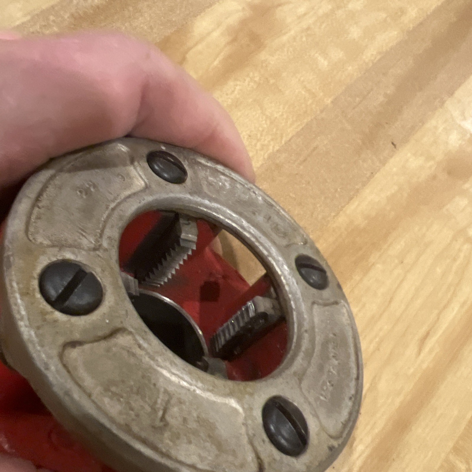 RIDGID 00R, 1” Inch Pipe Die Head Threader Threading Rigid 00-R (Read)