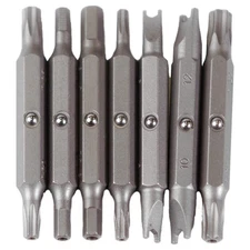 MEGAPRO 6REPLACEMENT-TP Screwdriver Bit Set,1/4" Hex Shank 794JG7