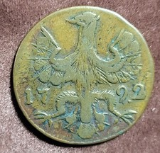 Aachen German States 12 Heller 1792 Copper KM#51