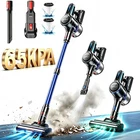Cordless Vacuum Cleaner 65KPa Lightweight Pet Hair Carpet Hardwood Stick 1.5L