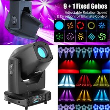 400W RGBW Moving Head Stage Lighting LED Spot Beam DMX Disco DJ Prism GOBO Light