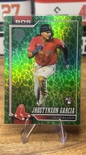 2026 Topps Series 1 Green Leaf Foil Rookie Jhostynxon Garcia #316 Red Sox Card