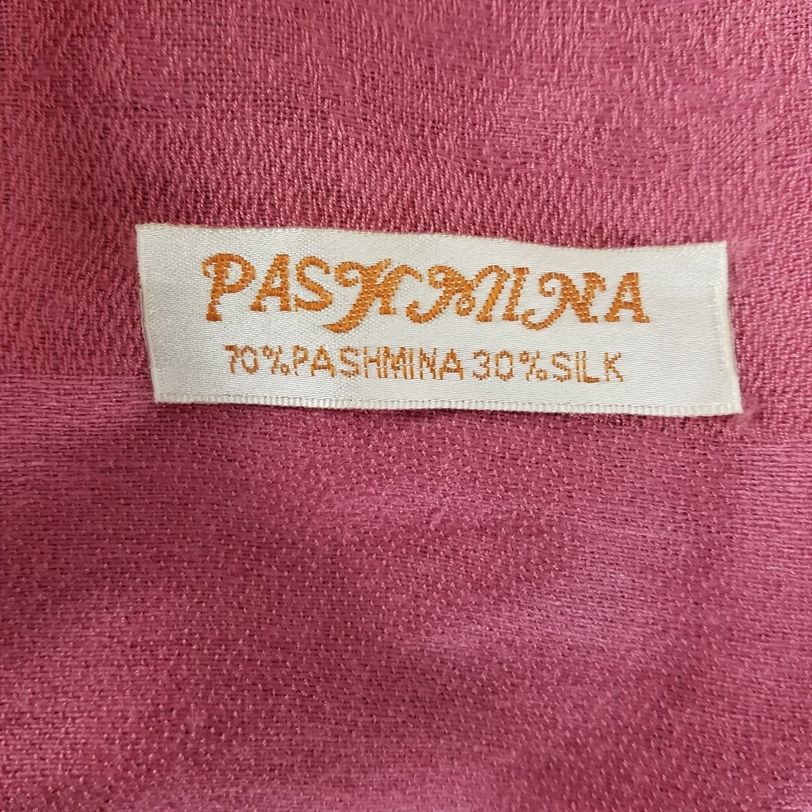 Womens Scarf 70 Pashmina 30 Silk Wrap Fringe Pink Luxury Elegant Accessory