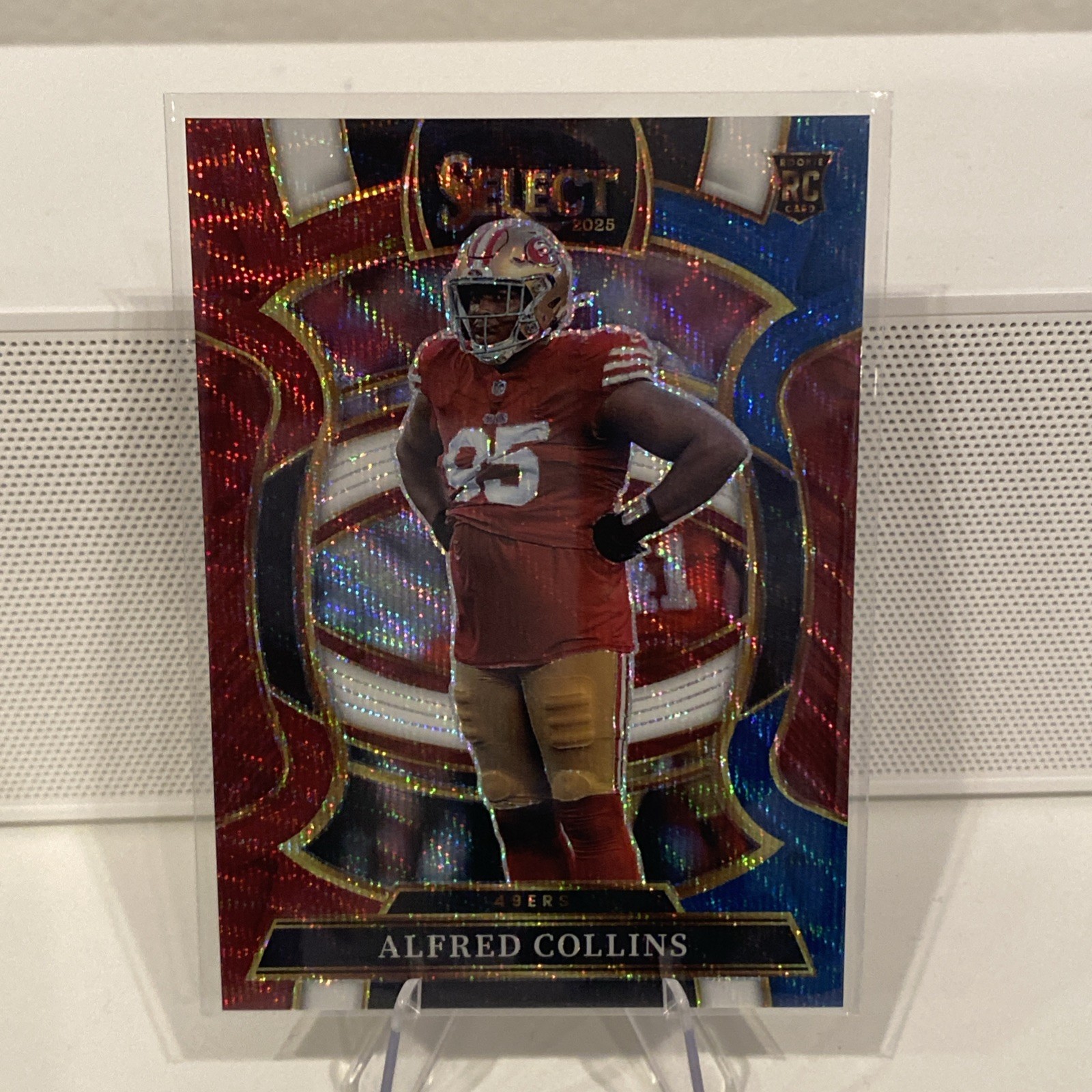 2025 Panini Select - Concourse Alfred Collins #17 Tri-Color Prizm /399 (RC)