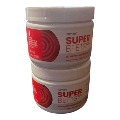 2 HUMANN SUPER BEETS NITRIC OXIDE SUPPLEMENT BLACK CHERRY 30 X 2 60 SERVINGS
