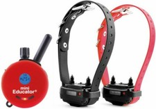 E-Collar ET-302 Mini Educator 2 Dog 1/2 Mi Trainer Quick-Release Belt Clip Free