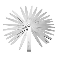 Metric Thickness Feeler Gauge 0.02-1.0mm 32 Blades Tapered Feeler Gauge Set