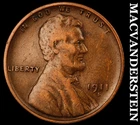1911-S Lincoln Wheat Cent- Very Fine- Semi Key Better Date No Reserve #J1775