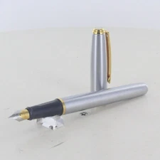 SHEAFFER Prelude Silver F Nib Fountain Pen USA Classic Writer