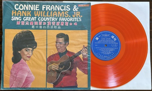 CONNIE FRANCIS HANK WILLIAMS JR: SINGE TOLLE LANDFAVORITEN, ORANGE TAIWAN LP