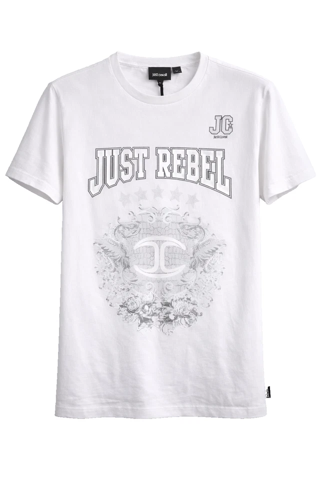 Just Cavalli Just Rebel T-Shirt, neu, Gr. XL, NP € 165 - Bild 4 von 4