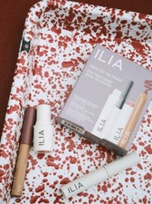 BNIB Ilia Make-Up Minis for Any Mood Set Lip Sketch Multi-stick Mascara Blush