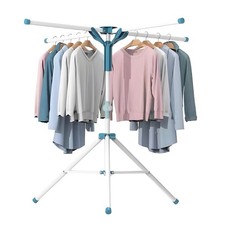 Tripod Clothes Drying Rack Folding Indoor, Portable Drying Rack Clothing and ...