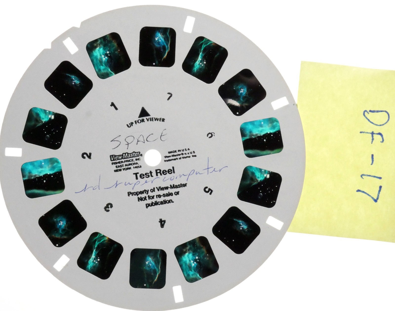 San Diego Super Computer Center RARE View-Master 3D Test Reel
