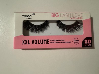 trend It up BIG LASH LOVE FALSE LASHES WIEDERVERWENDBAR XXL VOLUME WISCHTERNES