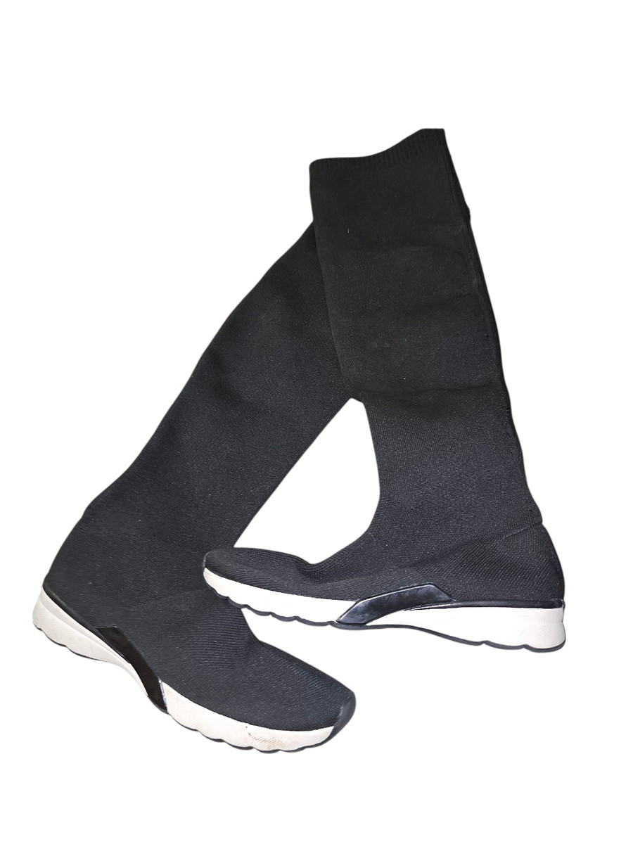 Zara Basic Knee High Sneakers View 4