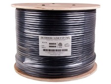 1000ft Cat6 550 MHz Shielded Solid Direct Burial Outdoor Bulk Ethernet Cable,...