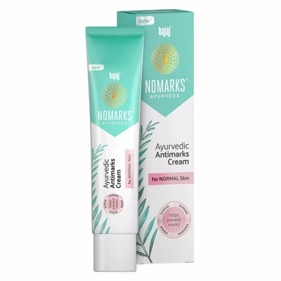 Bajaj Nomarks Ayurveda Cream for Normal Skin, 25gm Free Shipping