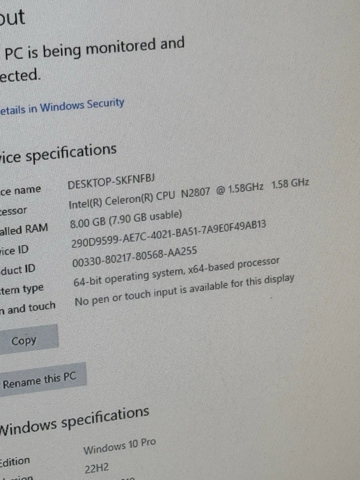 Gigabyte BRIX GB-BXBT-2807 Mini PC | 8GB RAM | 120GB SSD Windows 10 Pro - Image 2 of 4