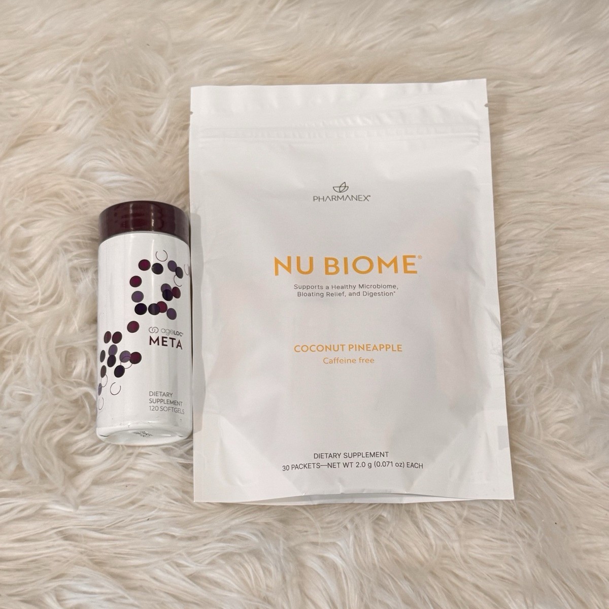 Nu Skin Pharmanex Nu Biome Caffeine FREE + AgeLoc Meta NuSkin