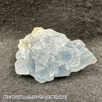 Celestite Kristall Cluster natürliches Celestin Mineral blaues Strontiumsulfat