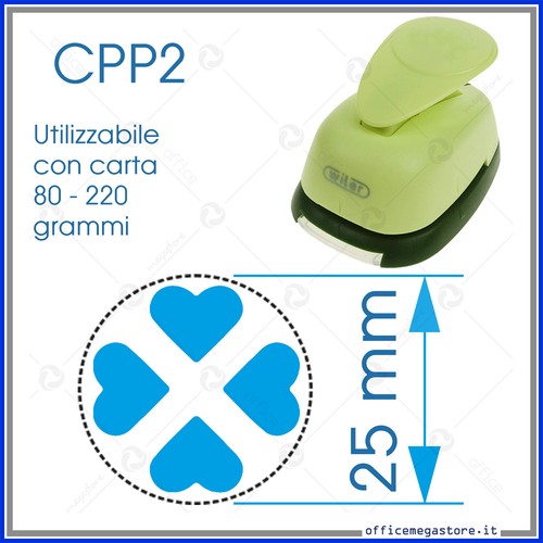 Fustella a leva per carta craft punch fustelle a mano perforatore scrapbooking - Foto 35 di 38