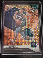 Lamelo Ball 2020-21 Mosaic NBA Reactive Orange Prizm SP RC #202 HORNETS