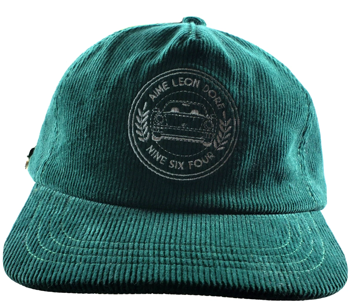 ALD Aime Leon Dore x PORSCHE 964 Green Corduroy Logo Cap Hat SS20