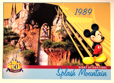 #ad SPLASH MOUNTAIN Debut Card Disneyland 2005 Upper Deck Card #DL 45 $49.95