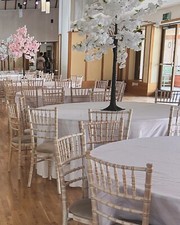 Table Linen Hire x 30 Blossom Trees Hire x 30 Wedding event party tableclothes