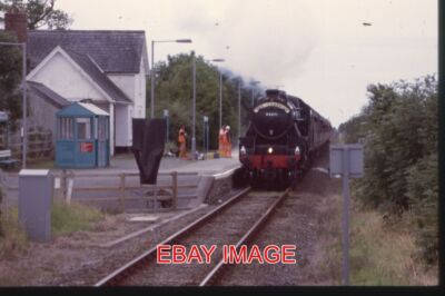 ORIGINAL 35mm SLIDE LMS LOCO NO 44871 THE CAMBRIAN AT TALSARNAD STATION 5/11