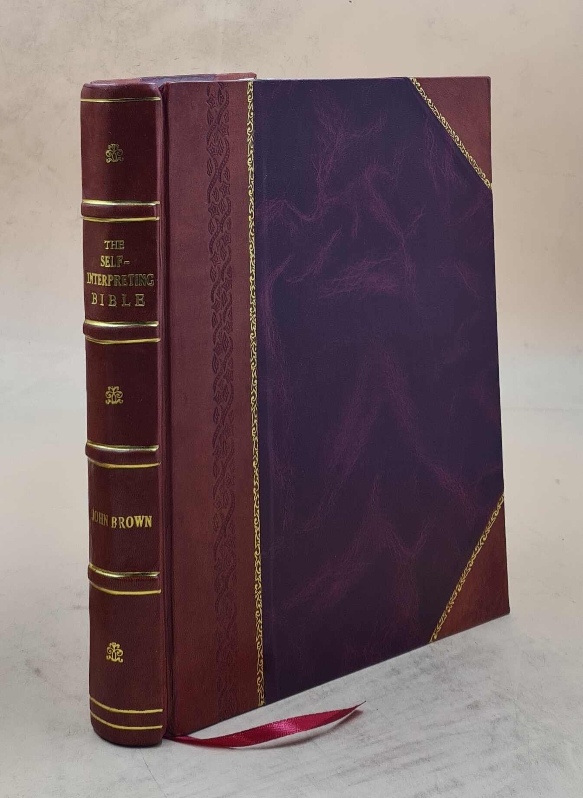 The Self-Interpreting Bible Containing The Old And New Testament [Leather Bound]