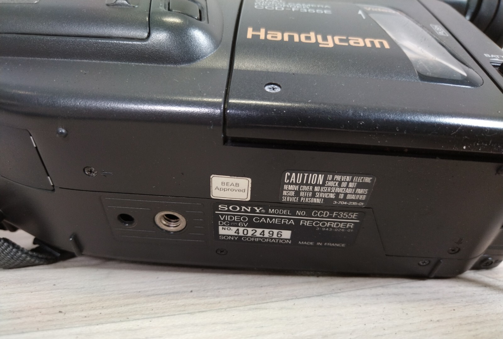 Sony Video Camera Recorder Handycam CCDF355E Untested Spares Parts