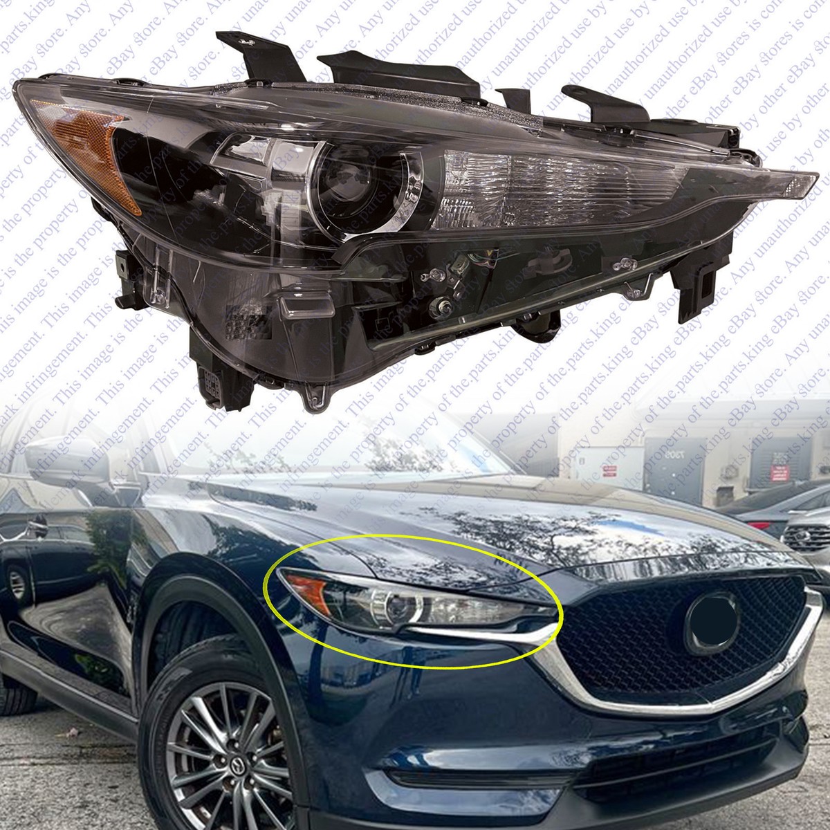 CX5 右ヘッドライト　マツダ Amazon | 2017 2018 2019 2020 マツダ CX-5 フルLED AFSヘッド