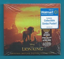 Disney's The Lion King Original Motion Picture Soundtrack CD & Simba Poster NEW