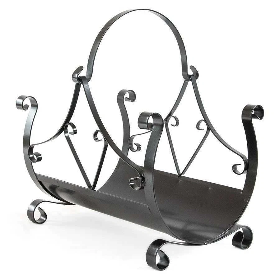 Chenets Anciens En Fer Forgé D'époque 19 ème