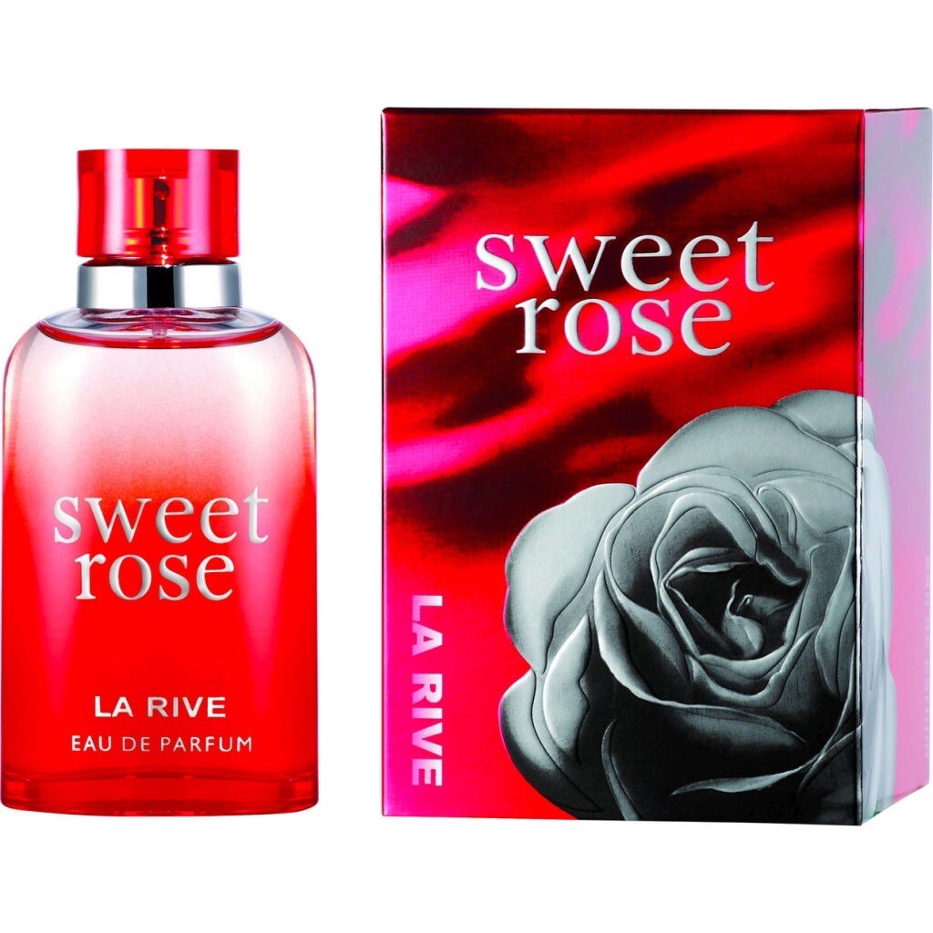Eau de parfum La Rive Sweet Rose 30ml, le format sac idéal contre les odeurs de transport